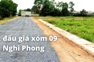 Đất Đấu Giá Xóm 09 Nghi Phong: Vị Trí Gần TP Vinh, Giá Rất Rẻ So Với Hưng Lộc